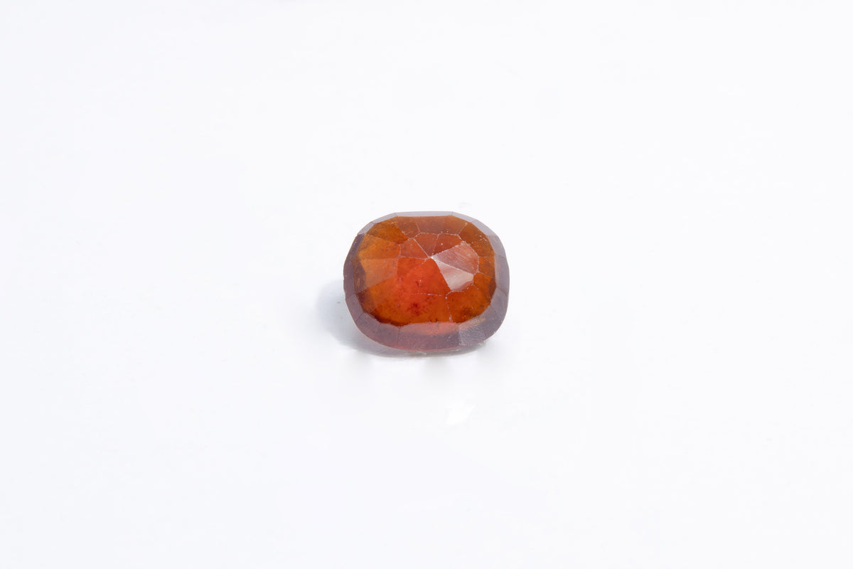 hessonite 6.34 carat back image