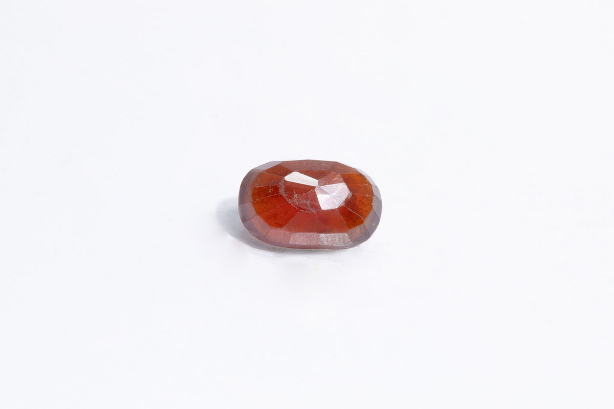 hessonite 6.7 carat back image