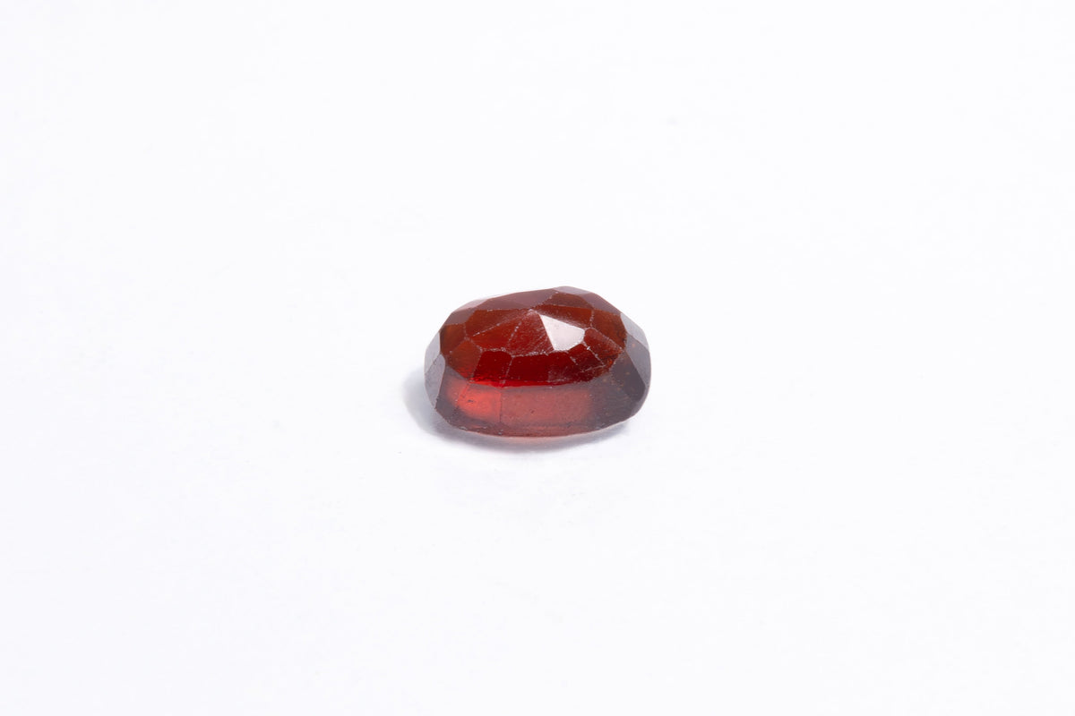 hessonite 6.81 carat back image