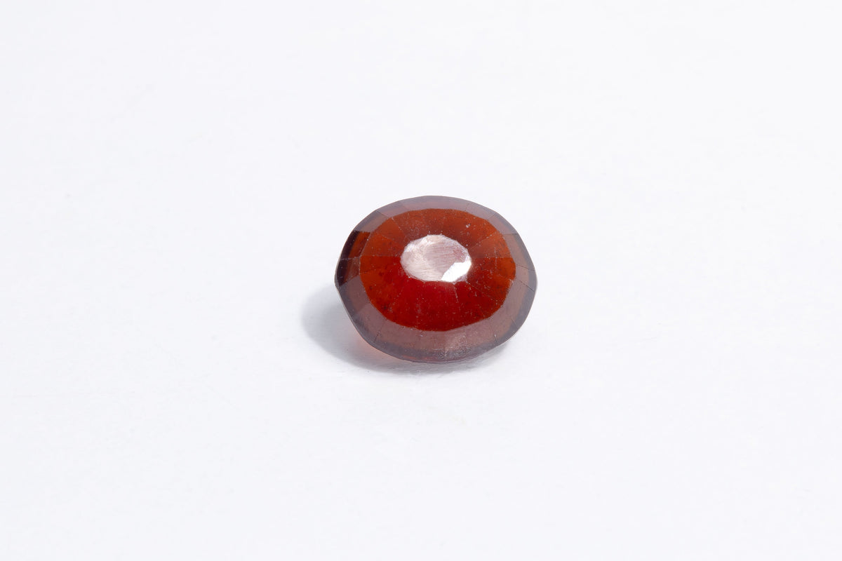 hessonite 6.96 carat back image