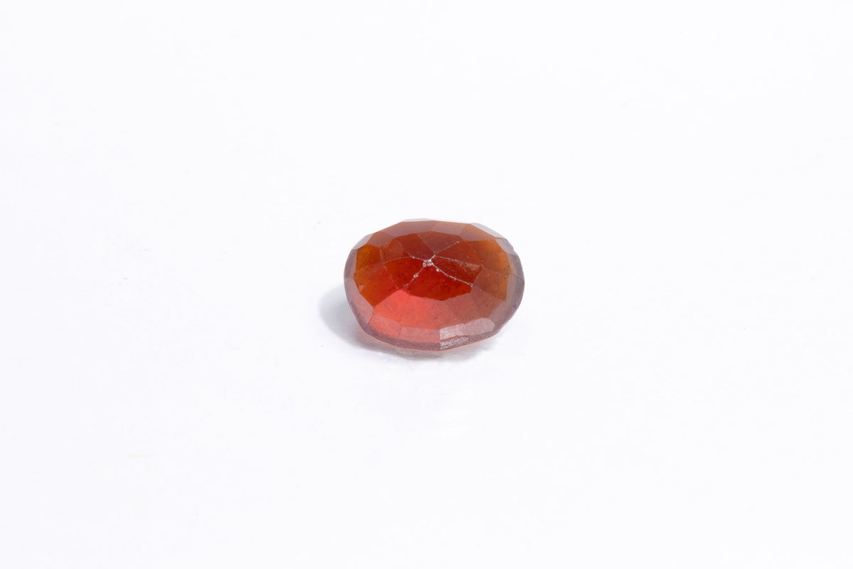 hessonite 7.21 carat back image