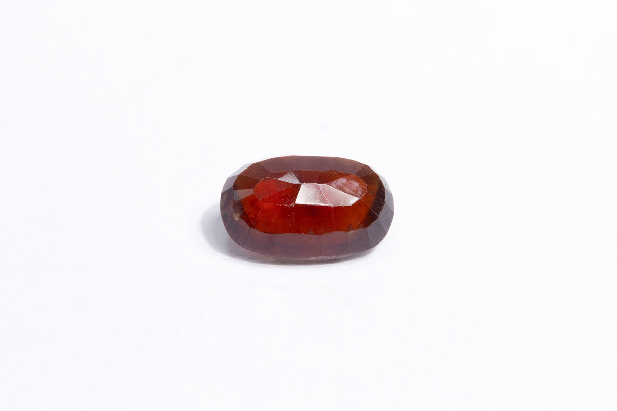 hessonite 7.64 carat back image