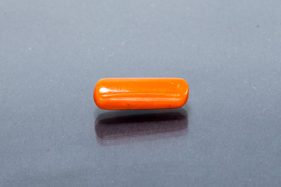 Coral Moonga 6.84 Carat