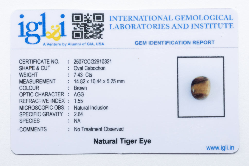 Tiger Eye 7.43 Carat