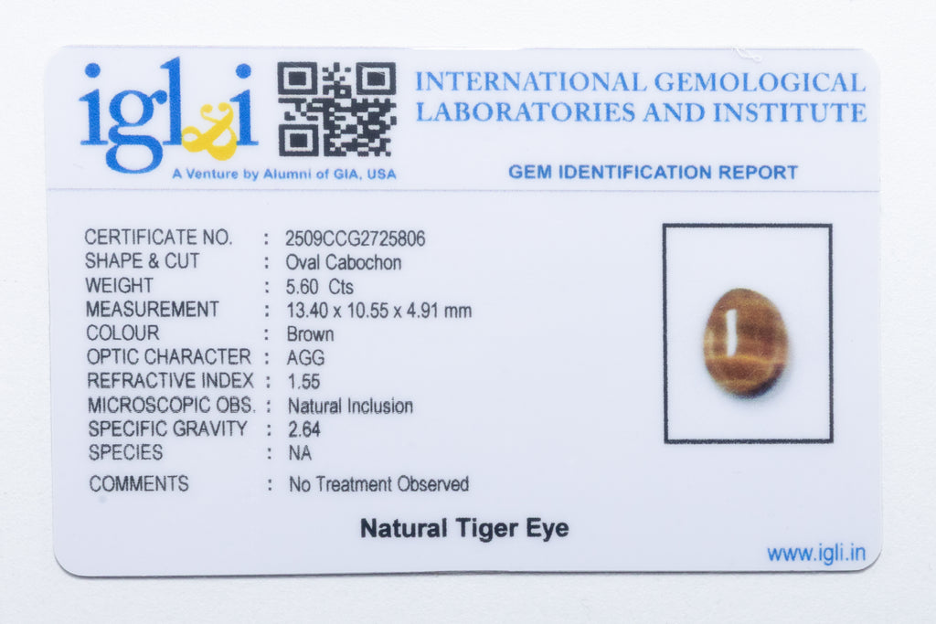 Tiger Eye 5.60 Carat