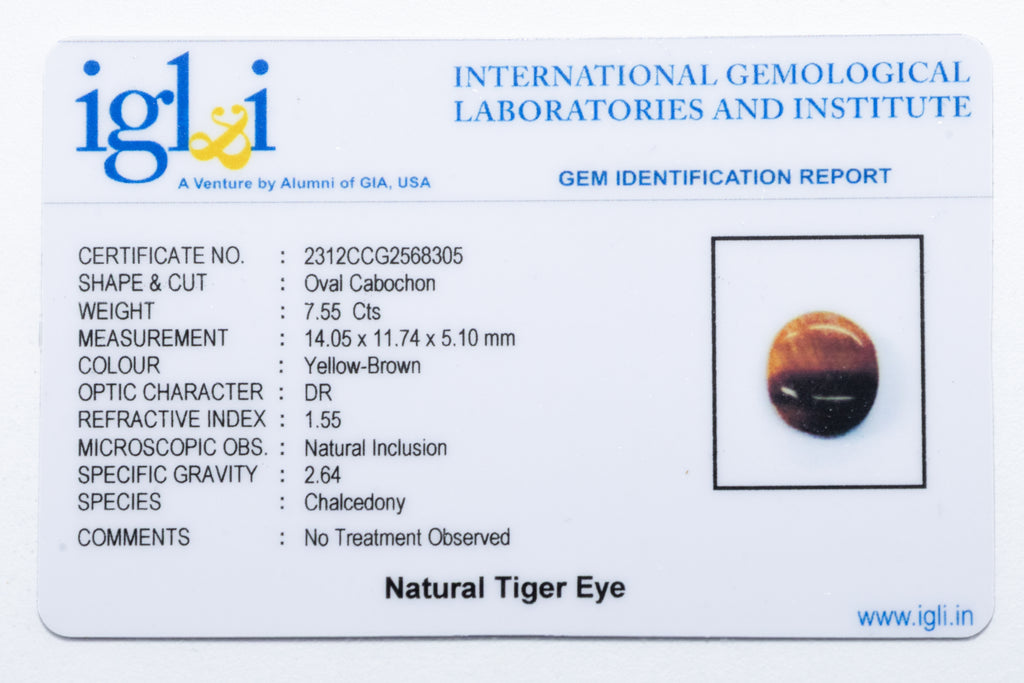Tiger Eye 7.55 Carat