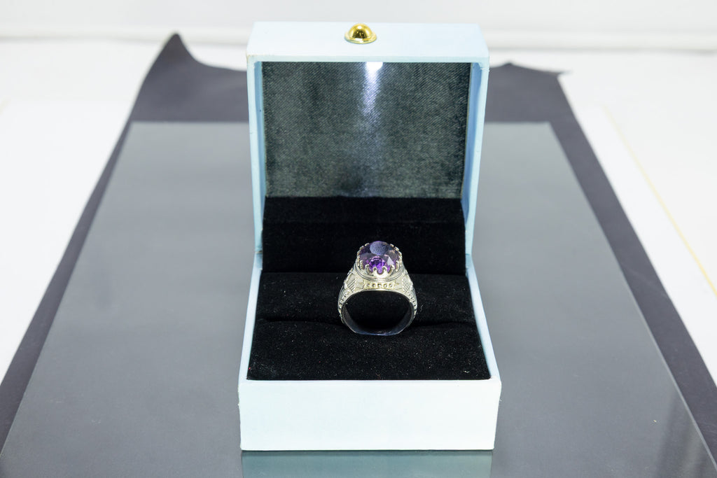 Amethyst Designer Ring (10 Ratti)