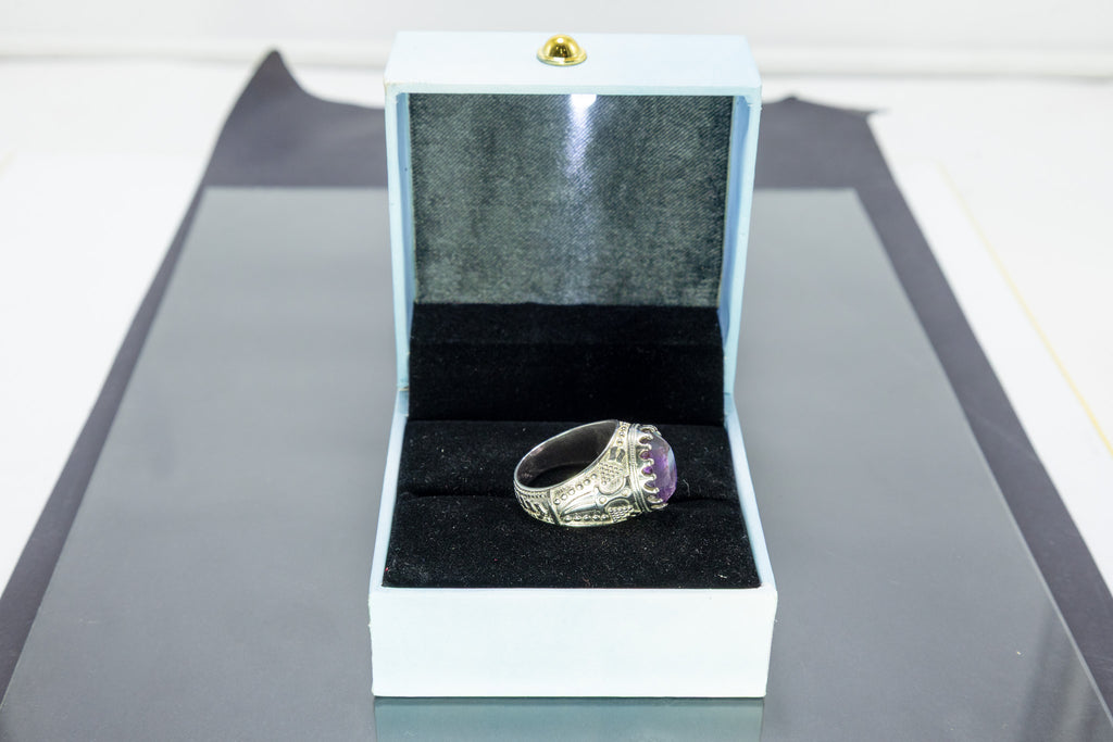 Amethyst Designer Ring (10 Ratti)