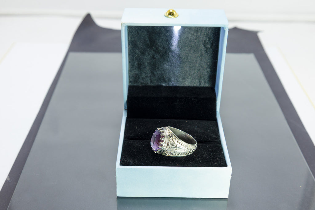 Amethyst Designer Ring (10 Ratti)