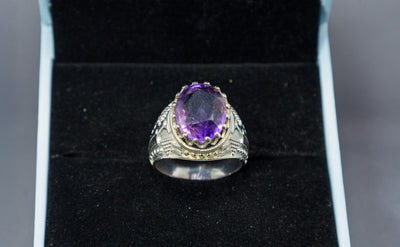Amethyst Designer Ring (10 Ratti)