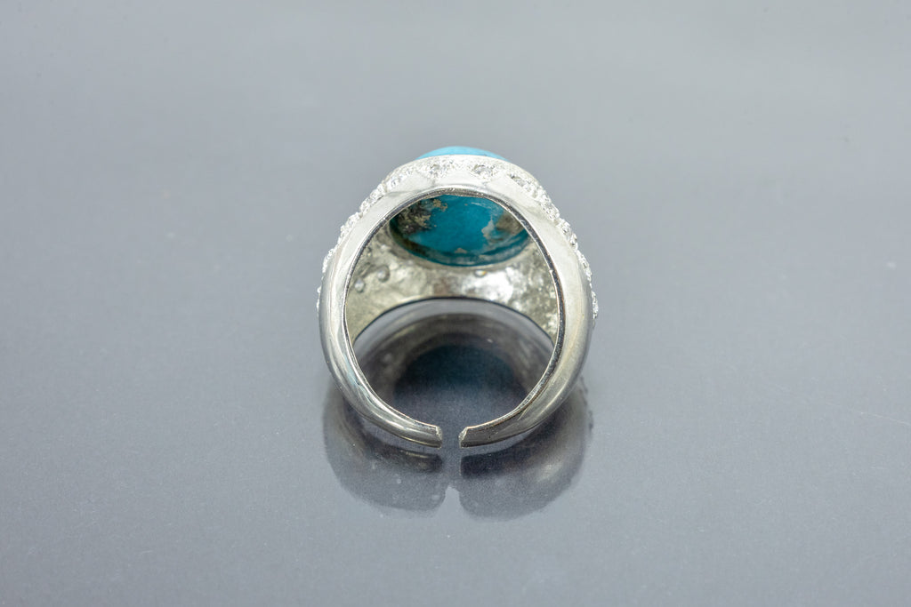 Royal Firoza King Size Ring (10 Ratti)