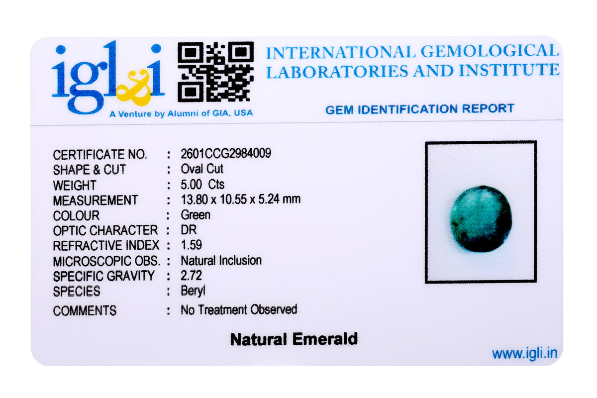 Zambian Emerald - 5.00 Carat