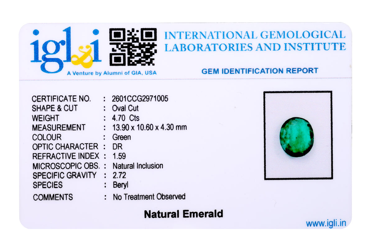 Zambian Emerald - 4.70 Carat