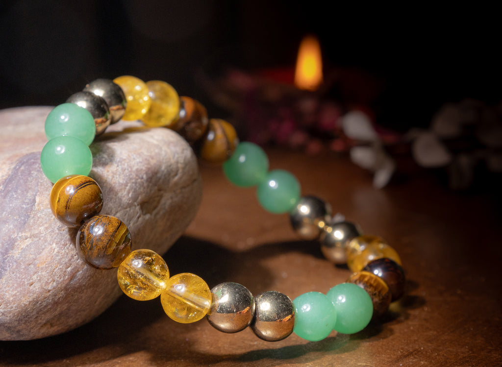 Money Magnet Bracelet (With Original Golden Pyrite)