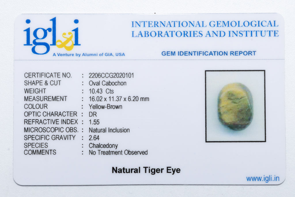 Tiger Eye 10.40 Carat