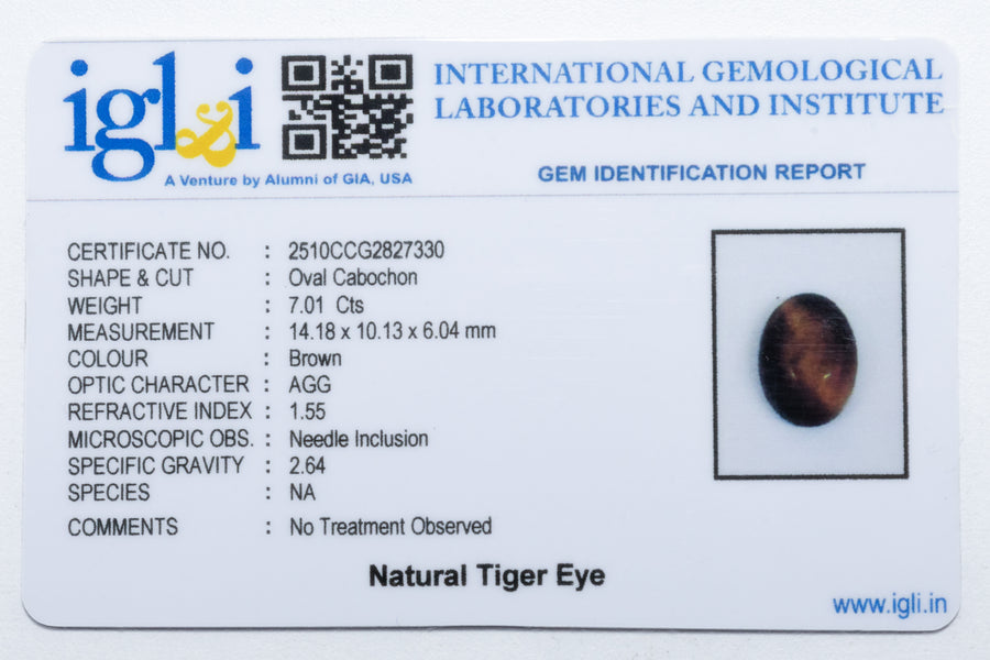 Tiger Eye 7.01 Carat