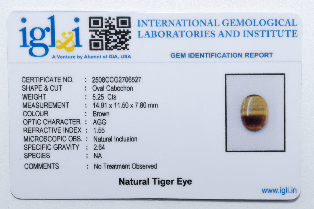 Tiger Eye 5.25 Carat