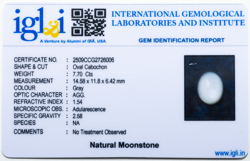 Moon Stone 7.70 Carat
