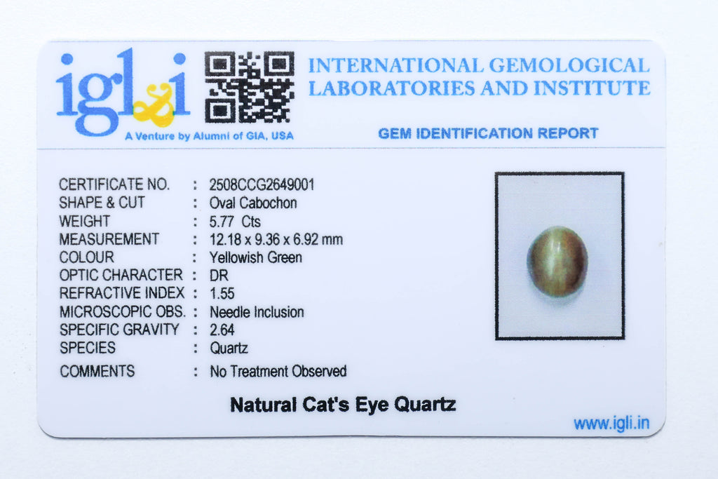 Cat Eye 5.70 Carat