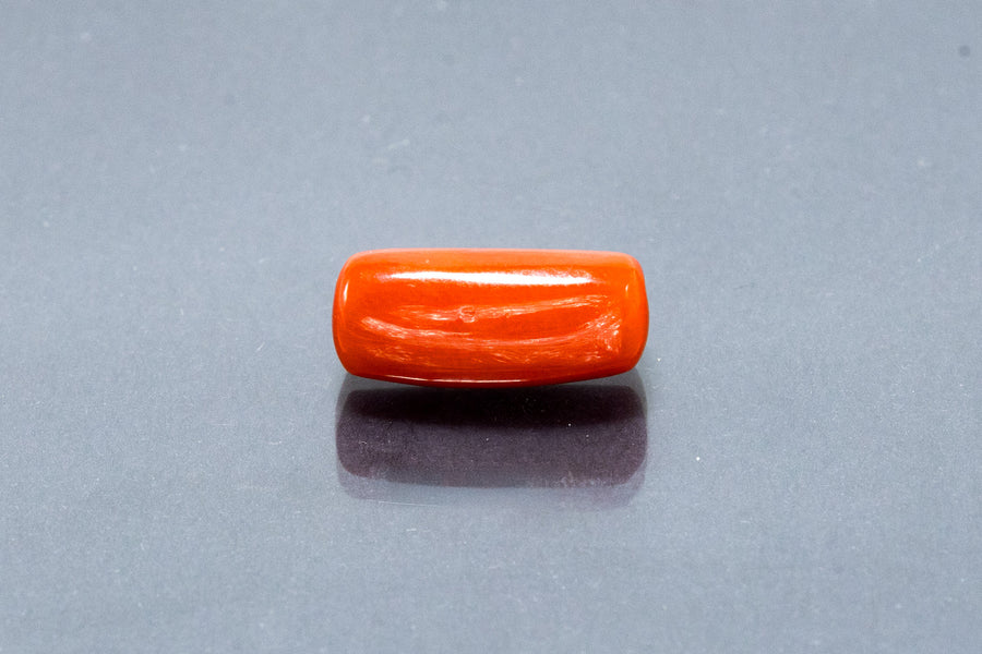 Coral Moonga 7.18 Carat