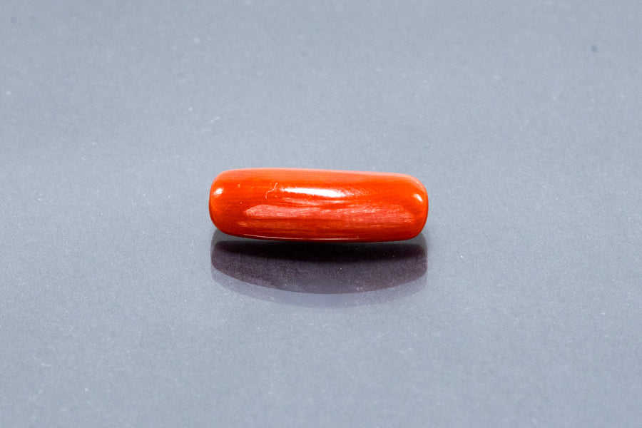 Coral Moonga 7.19 Carat