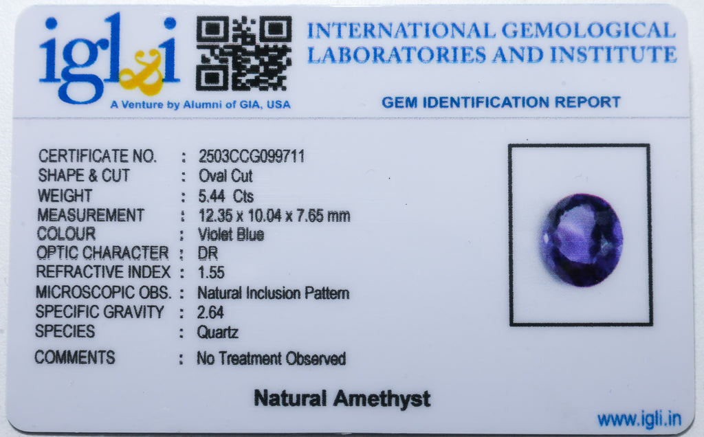 Natural Amethyst 7.00 Carat