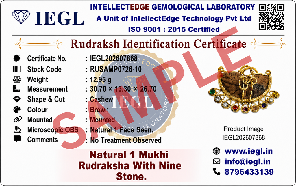 1 Mukhi (Navratan) Rudraksha
