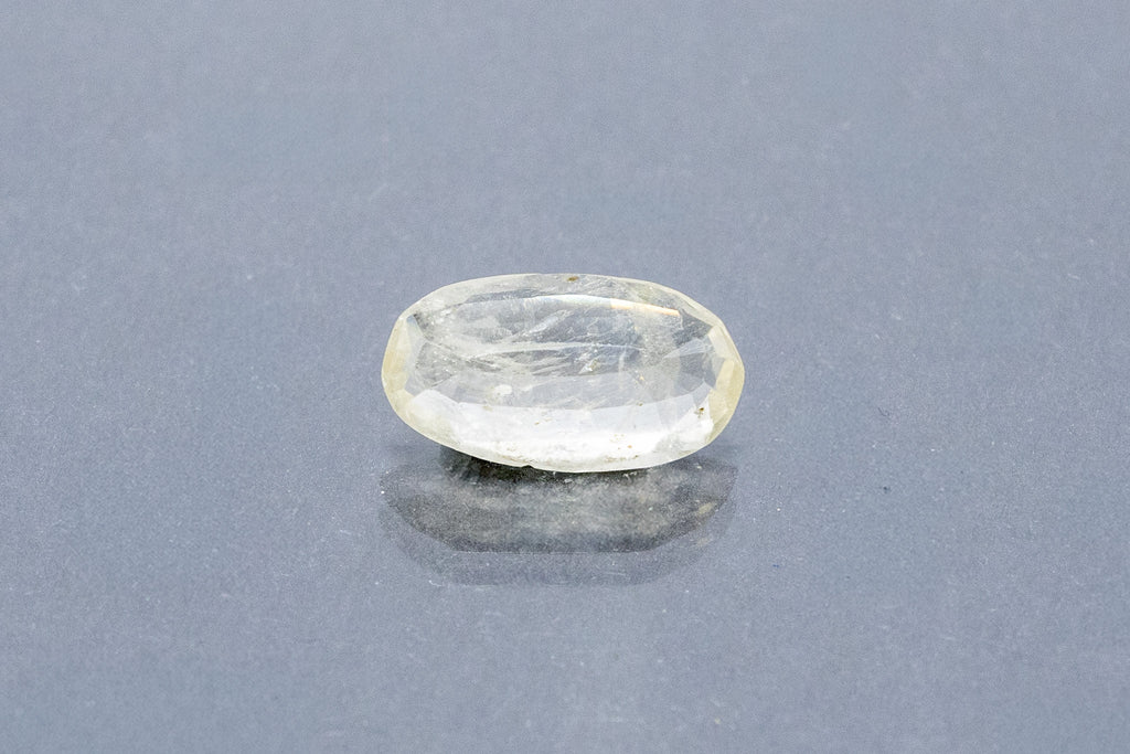 ceylon yellow sapphire 3.6 carat back image