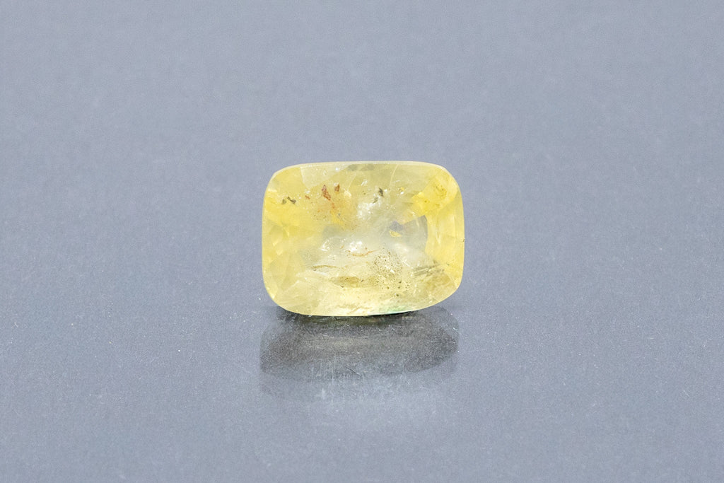 ceylon yellow sapphire 6.26 carat front image