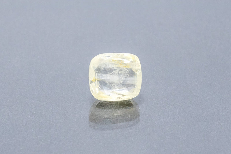 ceylon yellow sapphire 6.87 carat front image