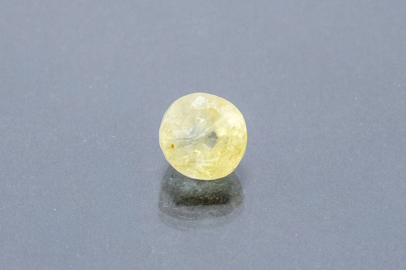 ceylon yellow sapphire 7.34 carat front image