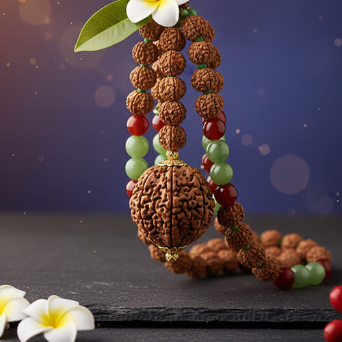 Aath Mukhi- Eight Faced Rudraksha - Lab Certified