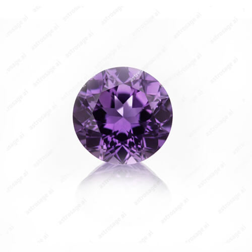 Amethyst -Jamunia Pendant with Chain
