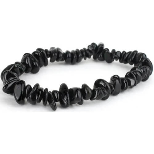 Black Hakik Chips Bracelet
