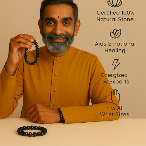 Black Hakik Bracelet