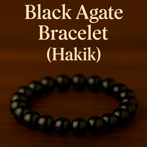 Black Hakik Bracelet