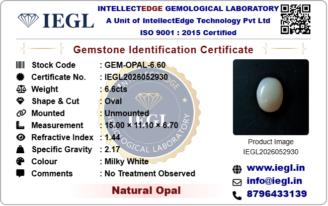 Australian Opal - 6.60 Carat