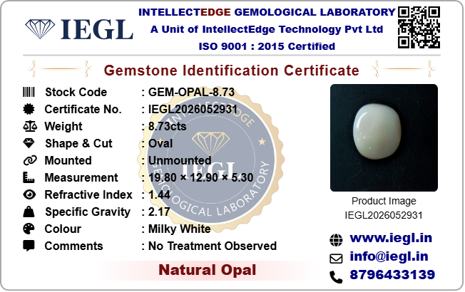 Australian Opal - 8.73 Carat
