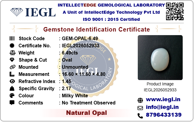 Australian Opal - 6.49 Carat