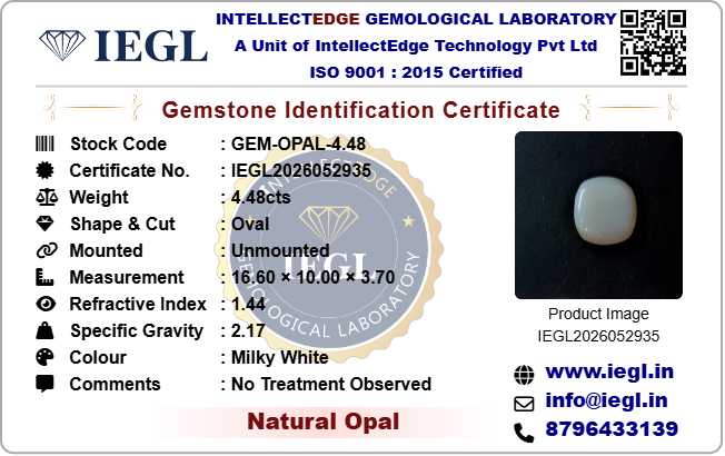 Australian Opal - 4.48 Carat