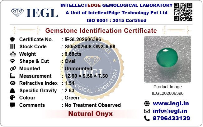 Onyx - 6.68 Carat