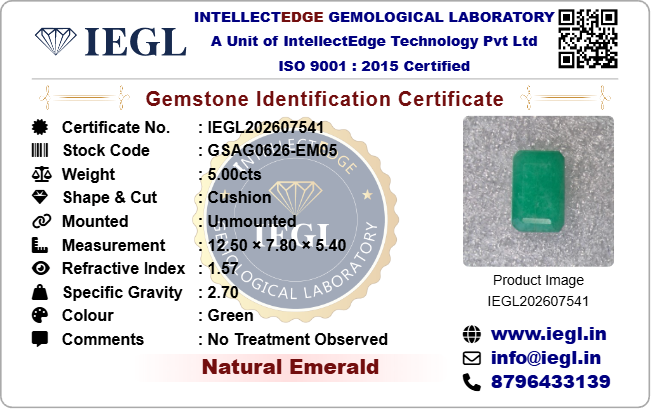 Brazilian Emerald - 5.00 Carat