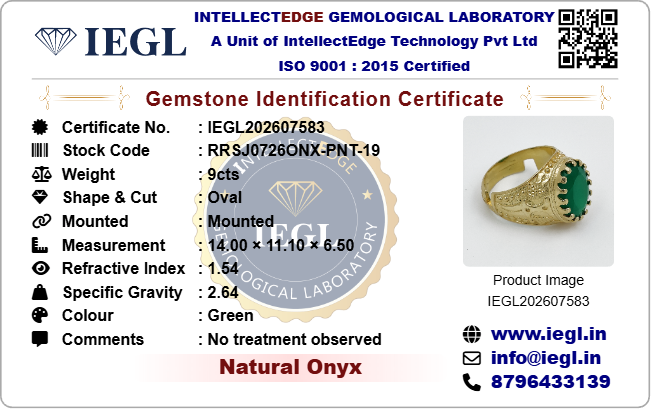 Royal Onyx Ring (9.00 Carat)