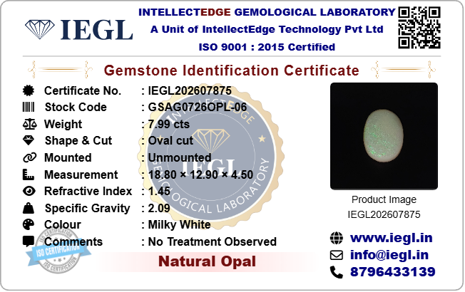 Opal - 7.99 Carat