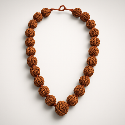 Char Mukhi Rudraksh Mala Beads (54 Beads)