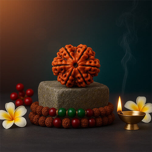 Chhah Mukhi- Six Faced Rudraksha - Lab Certified