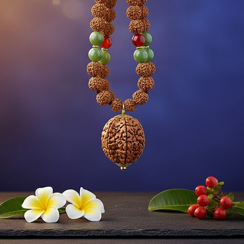 Chhah Mukhi- Six Faced Rudraksha - Lab Certified