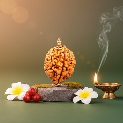 Do Mukhi - Two faced Rudraksha - Lab Certified