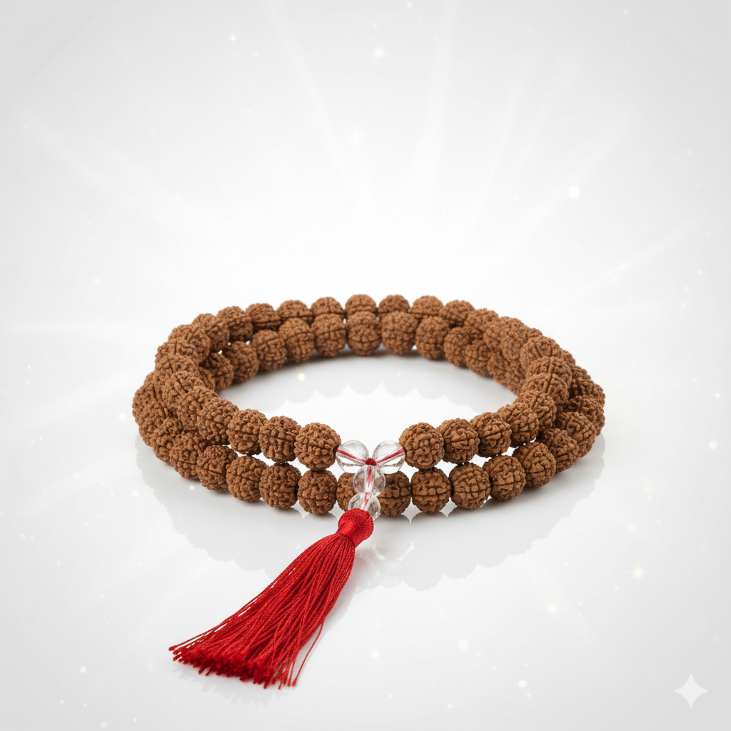 Do Mukhi Rudraksha Mala (108 Beads)