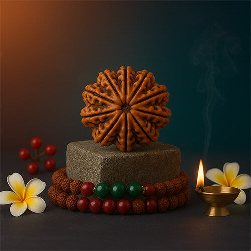 Dus Mukhi - Ten Faced Rudraksha - Lab Certified